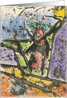 Red bear card