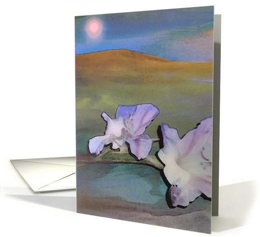 Basking Gladiolus card (563002)