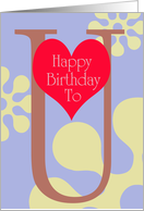 Happy Birthday card