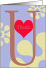 Thank you card