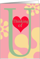 Thinking of you card