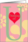 Thinking of you card