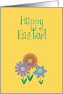 From Our Home to Yours Easter Contemporary Colorful Flowers card