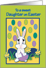 Daughter Easter Raining Jelly Beans Bunny card