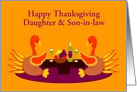 Custom Thanksgiving Relationship Specific Praying Thankful Turkeys card