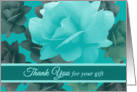 Thank You for Gift Beautiful Vintage Style Roses card