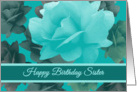 Birthday for Sister Beautiful Vintage Style Roses card