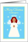 Christmas Customizable Sweet Child Angel with Stars card