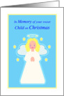 Christmas Remembrance Son Sweet Child Angel with Stars card