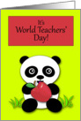 World Teachers’ Day Sweet Little Panda Bear card