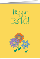 From Our Home to Yours Easter Contemporary Colorful Flowers card