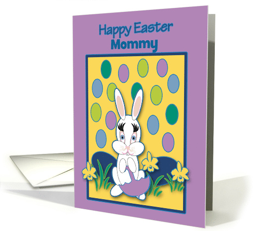 Mom Easter Customizable Relationship Raining Jelly Beans Bunny card