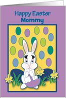 Mom Easter Customizable Relationship Raining Jelly Beans Bunny card