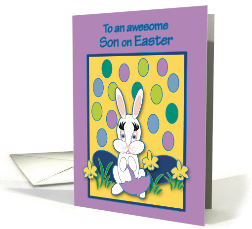 Son Easter Raining Jelly Beans Bunny card (1042803)
