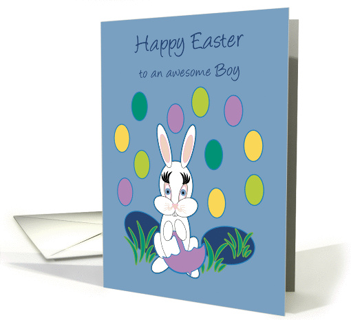 For Him Easter Raining Jelly Beans Bunny card (1044513)