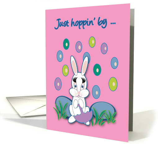 Cousin Easter Raining Jelly Beans Bunny card (1044529)
