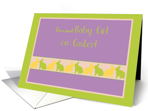 Kids Easter Kissing Easter Bunnies card (1045761)