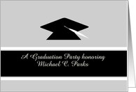 Invitation Graduation Custom Name School Graduation Cap card