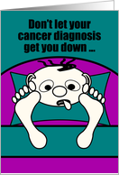 Get Well Feel Better Cancer Patient in Bed card