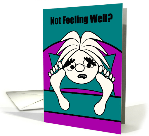 Get Well from Group Humorous Patient in Bed card (1103166)