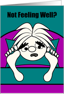 Get Well from Group Humorous Patient in Bed card