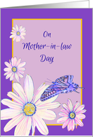 Mother in law Day Daisies and Butterfly card