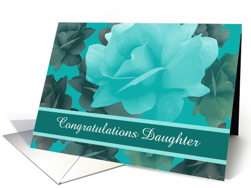Congratulations Custom Personalized Beautiful Vintage Style Roses card
