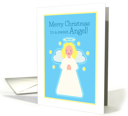 Christmas for Child Sweet Child Angel with Stars card (1322164)