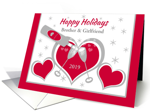 Christmas Custom Relationship Hearts and Toasting... (1402752)
