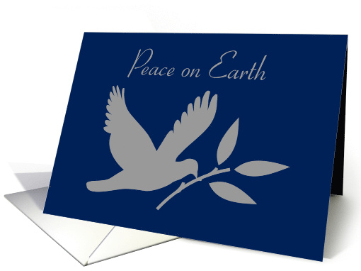 Christmas Peace Dove with Olive Branch card (868823)