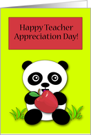 Teacher Appreciation...