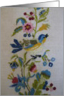 Embroidery--friendship card