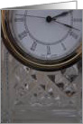Around the Clock Bridal Shower Invitation--crystal clock card