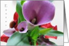 Easter--calla lily card