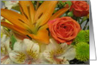 Wedding Congratulations--religious, flowers card