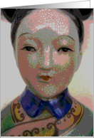 Happy Birthday--Chinese figure card