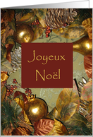 Merry Christmas--French, Joyeux Nol card