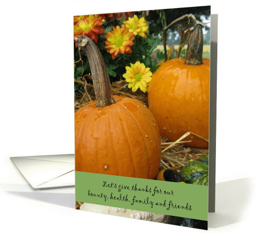 Invitation--Thanksgiving, Family and Friends card (695199)