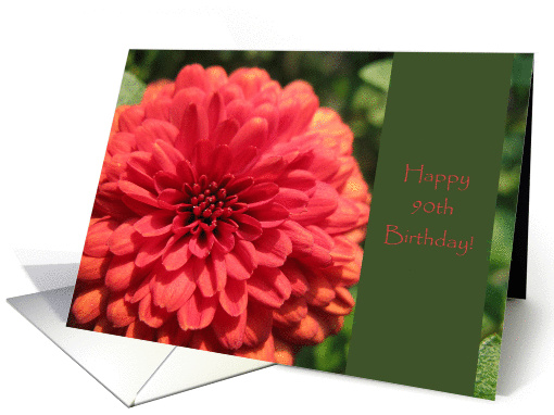 Happy 90th Birthday card (695329)