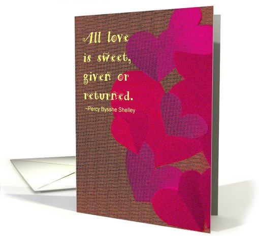 Thanks Parents for Wedding --love is sweet card (757826)