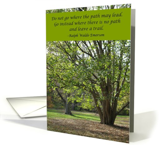 Graduation Congratulations, Emerson Quote card (775469)