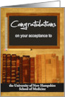 Congratulations on Acceptance to College Custom Name any College card