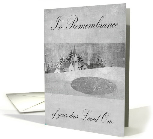 Remembrance Of Loved One Thinking of You at Christmas card (1001987)