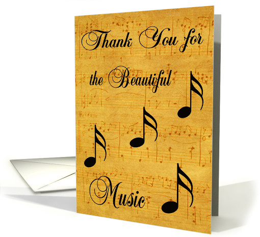 Thank You to Volunteer Church Musician with Music and... (1048237)