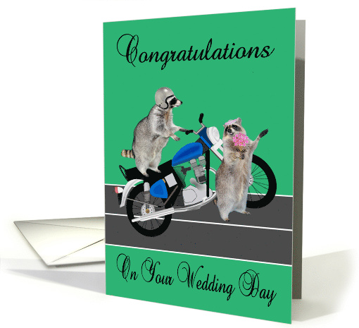 Congratulations, Wedding, general, motorcycle theme, Two... (1116748)