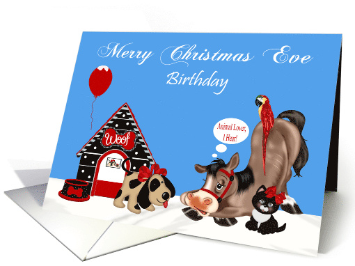 Birthday on Christmas Eve, general, dog, dog house,... (1122818)