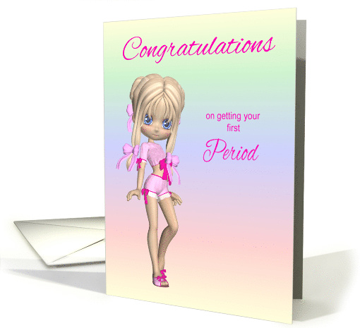 Congratulations on getting First Period Card Girl in... (1141024)