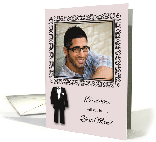 Invitations, Photo Card, Brother Will You Be My Best Man,... (1142624)