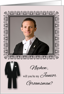 Invitations, Photo Card, Nephew Will You Be My Junior Groomsman card