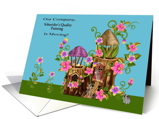 Announcements, Company moving, business, custom name card (1143426)